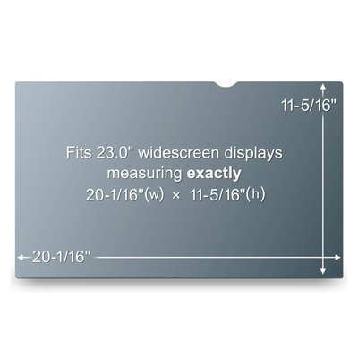3M Blickschutzfilter für 23" Breitbild-Monitor - Blickschutzfilter für Bildschirme - 58,5 cm Breitbild (23" Breitbild)