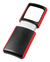 Outdoor-Rechtecklupe mit LED-Licht, inkl. Batterien