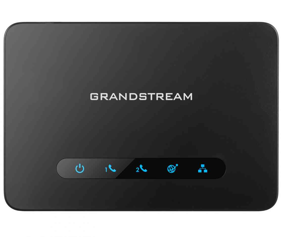 Grandstream HT812 - VoIP-Telefonadapter - 2 Anschlüsse