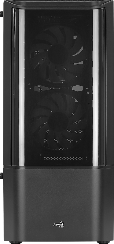 AeroCool Quantum V2 - Schwarz - Glasfenster