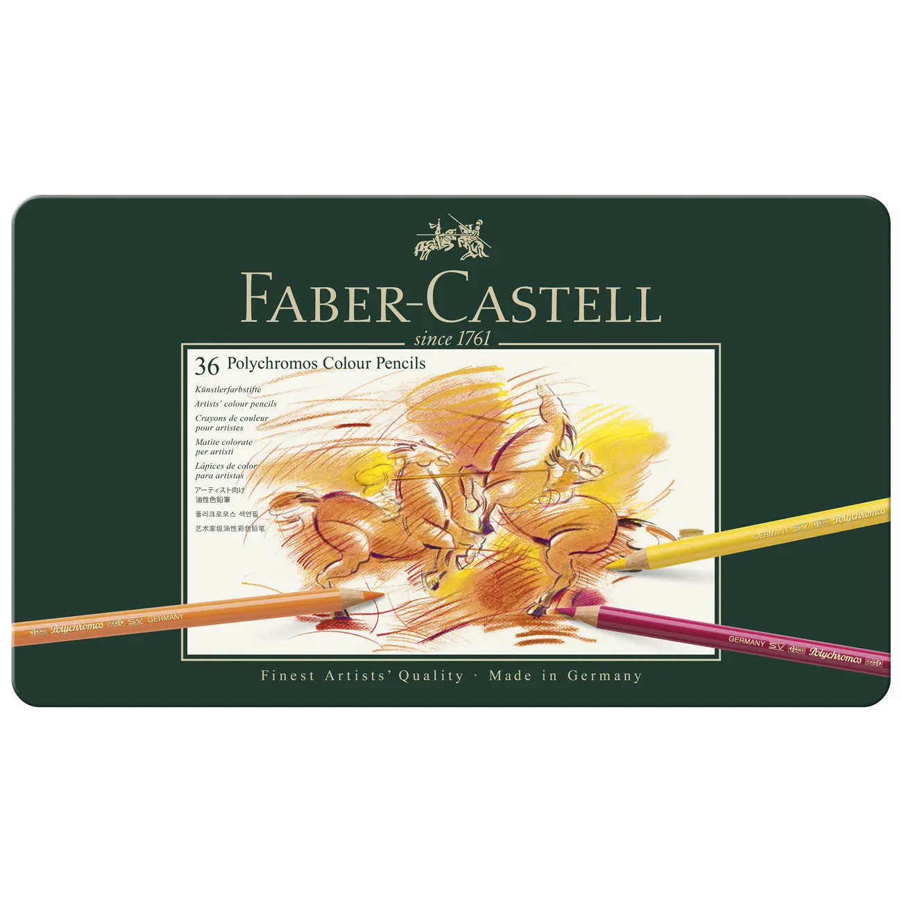 Farbstift Polychromos 36er Metalletui