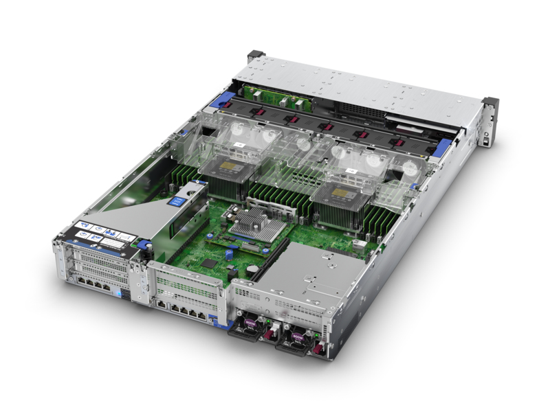 HPE ProLiant DL380 Gen10 SMB Networking Choice - Server - Rack-Montage - 2U - zweiweg - 1 x Xeon Silver 4208 / 2.1 GHz - RAM 32 GB - SATA/SAS - Hot-Swap 6.4 cm (2.5")