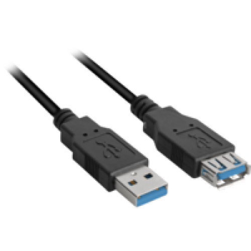 Sharkoon USB-Verlängerungskabel - USB Typ A (W)