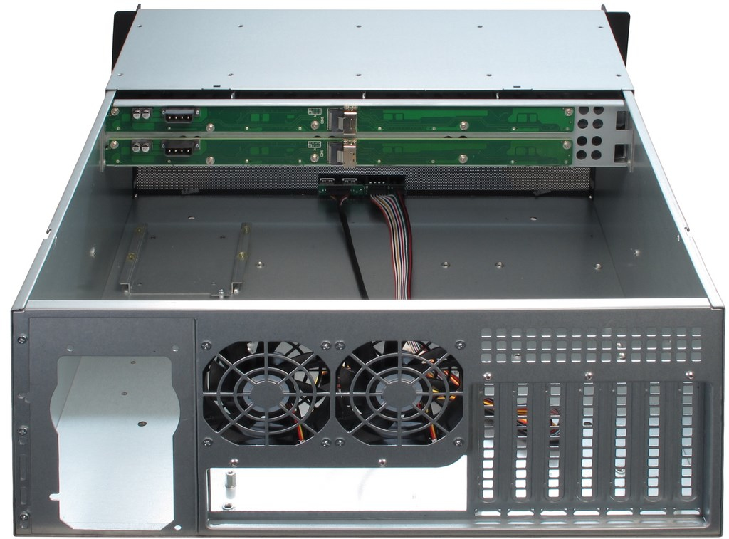 Inter-Tech IPC 4U-4408 - Rack-Montage - 4U - erweitertes ATX / SSI EEB - ohne Netzteil (ATX)