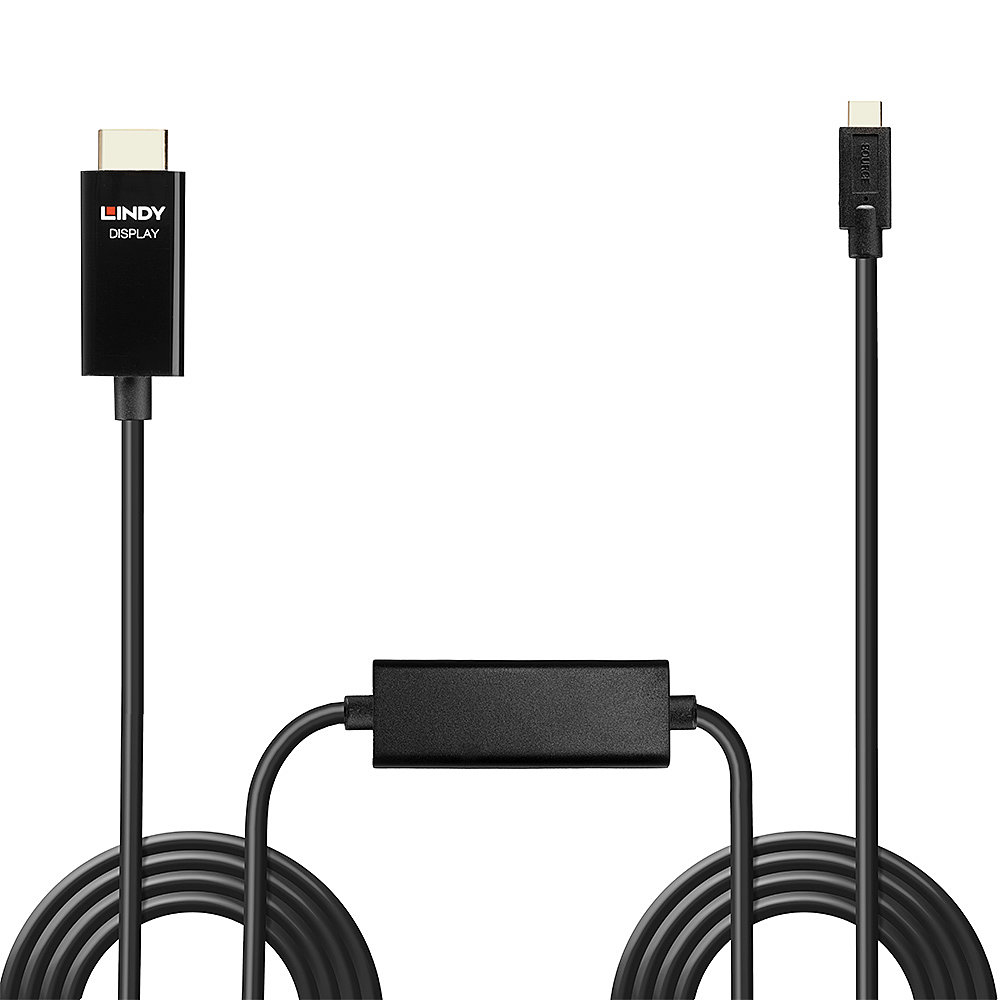 Lindy | 10m USB Typ C an HDMI 4K60 Adapterkabel mit HDR