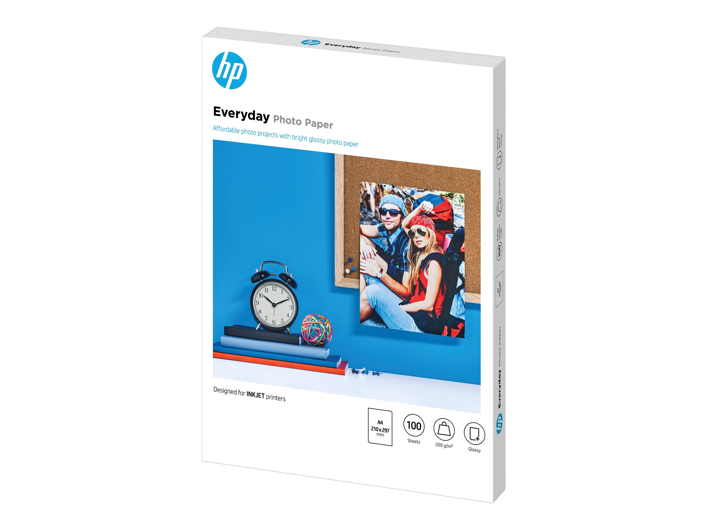 HP Everyday Photo Paper - Glänzend - A4 (210 x 297 mm)