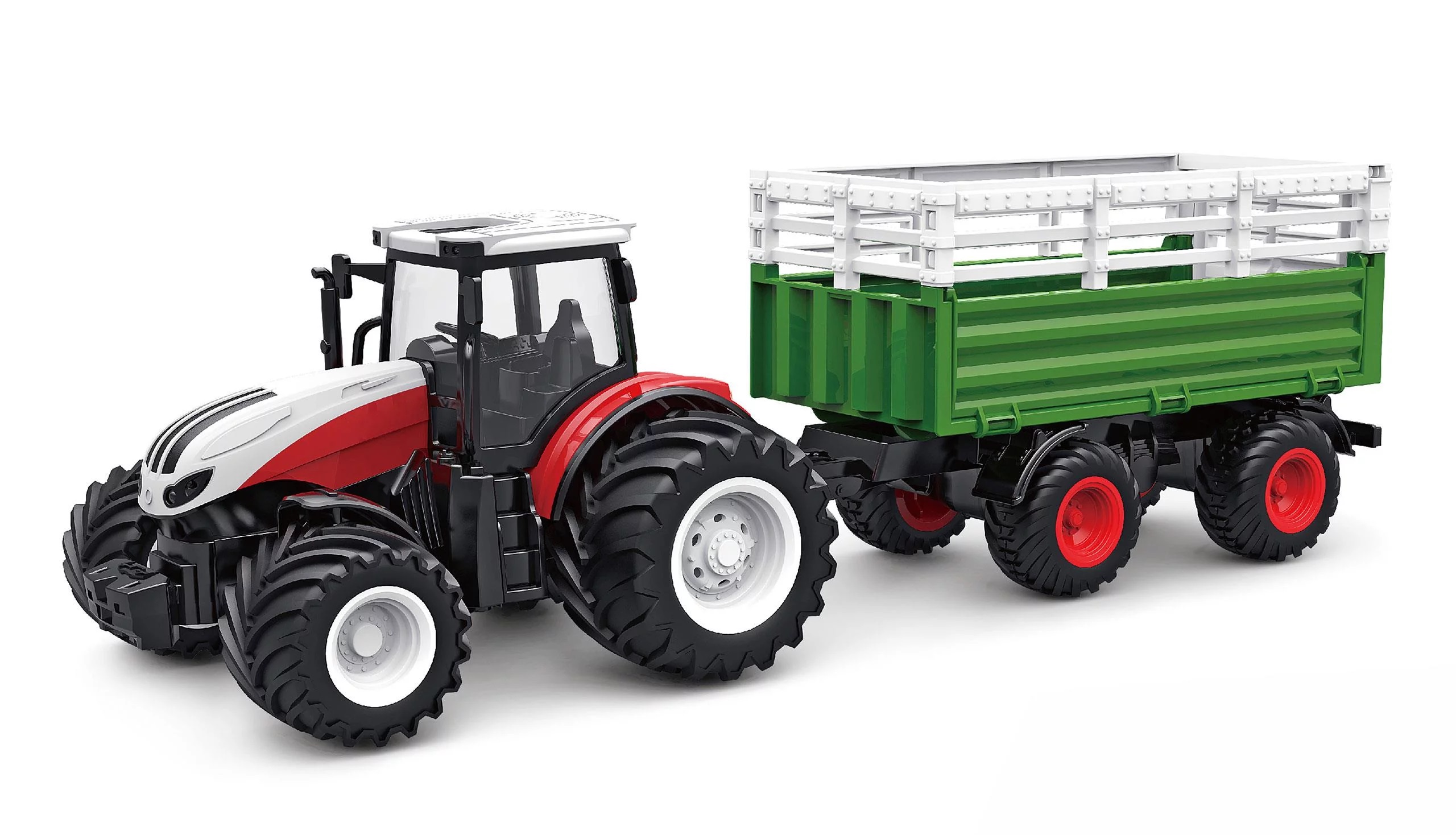 Amewi | RC Traktor mit Viehtransporter