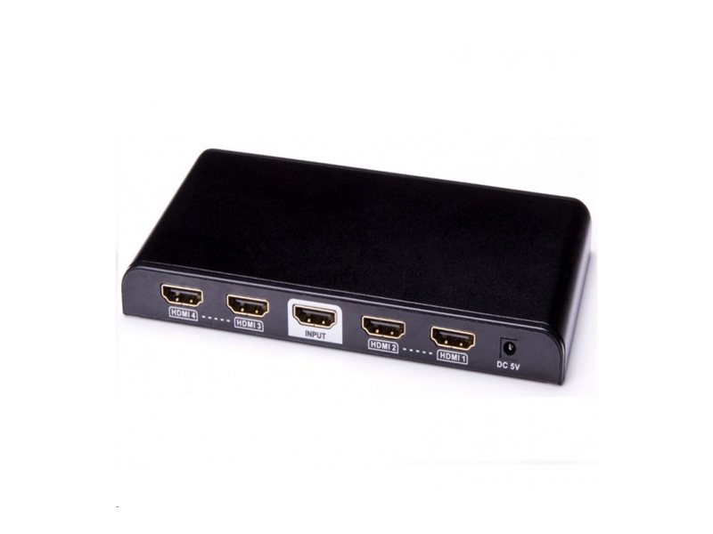 Techly 1 x 4 HDMI Splitter 4K x 2K - Video-/Audio-Splitter