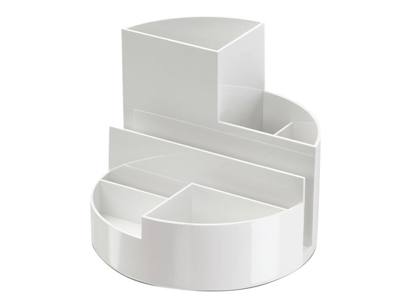 Rundbox Recycling – Transparent Weiß