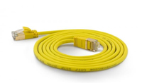 Patchkabel SSTP CAT7 Ste. CAT6a d=4mm  0,50m  gelb