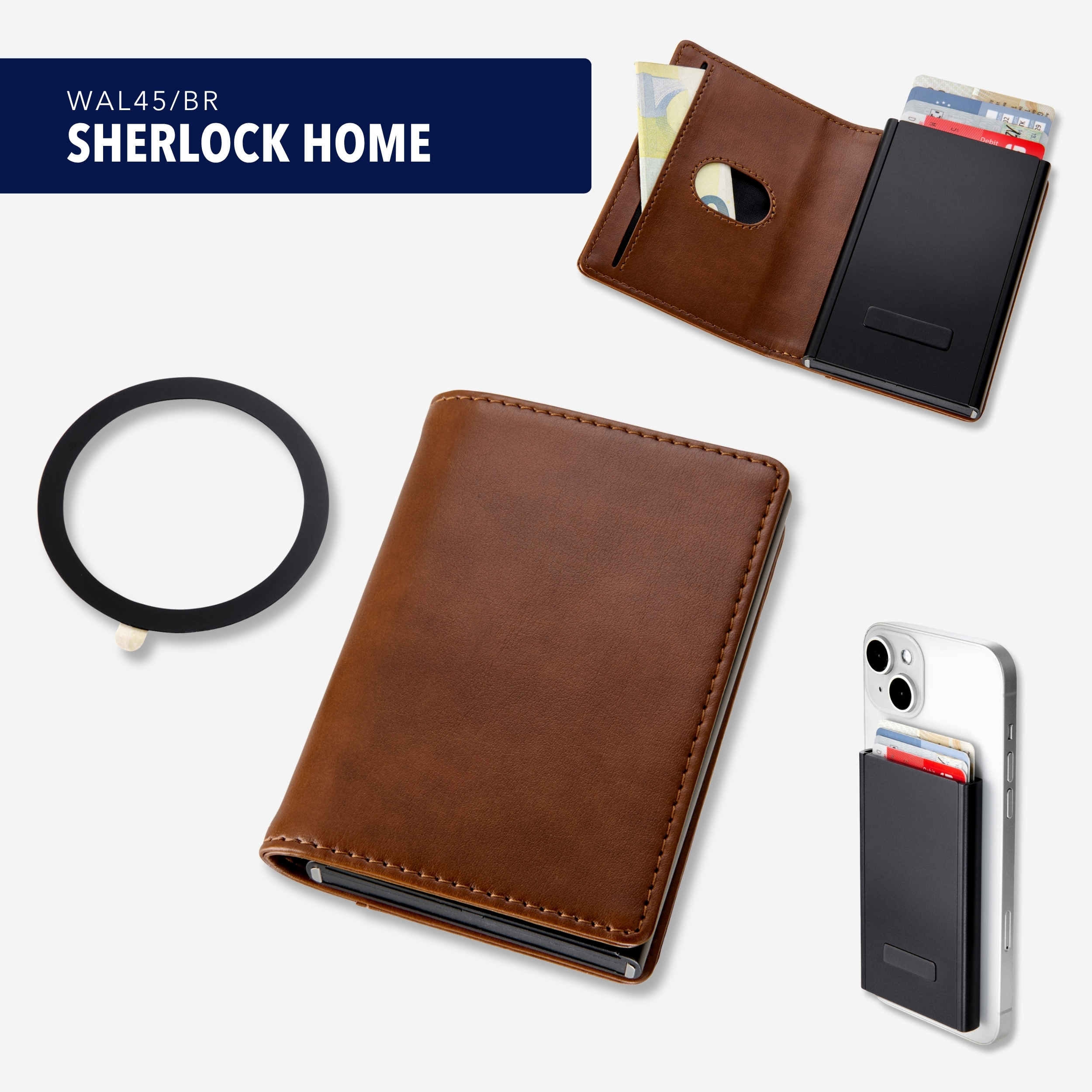 2-in-1 Wallet SHERLOCK HOME