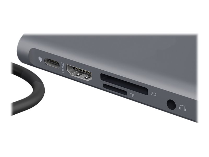 ICY BOX | USB Type-C® Notebook DockingStation zu zehn weiteren Anschlüssen | black