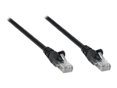 Intellinet Network Patch Cable, Cat6, 1.5m, Black, Copper, S/FTP, LSOH / LSZH, PVC, RJ45, Gold Plated Contacts, Snagless, Booted, Polybag - Patch-Kabel - RJ-45 (M)