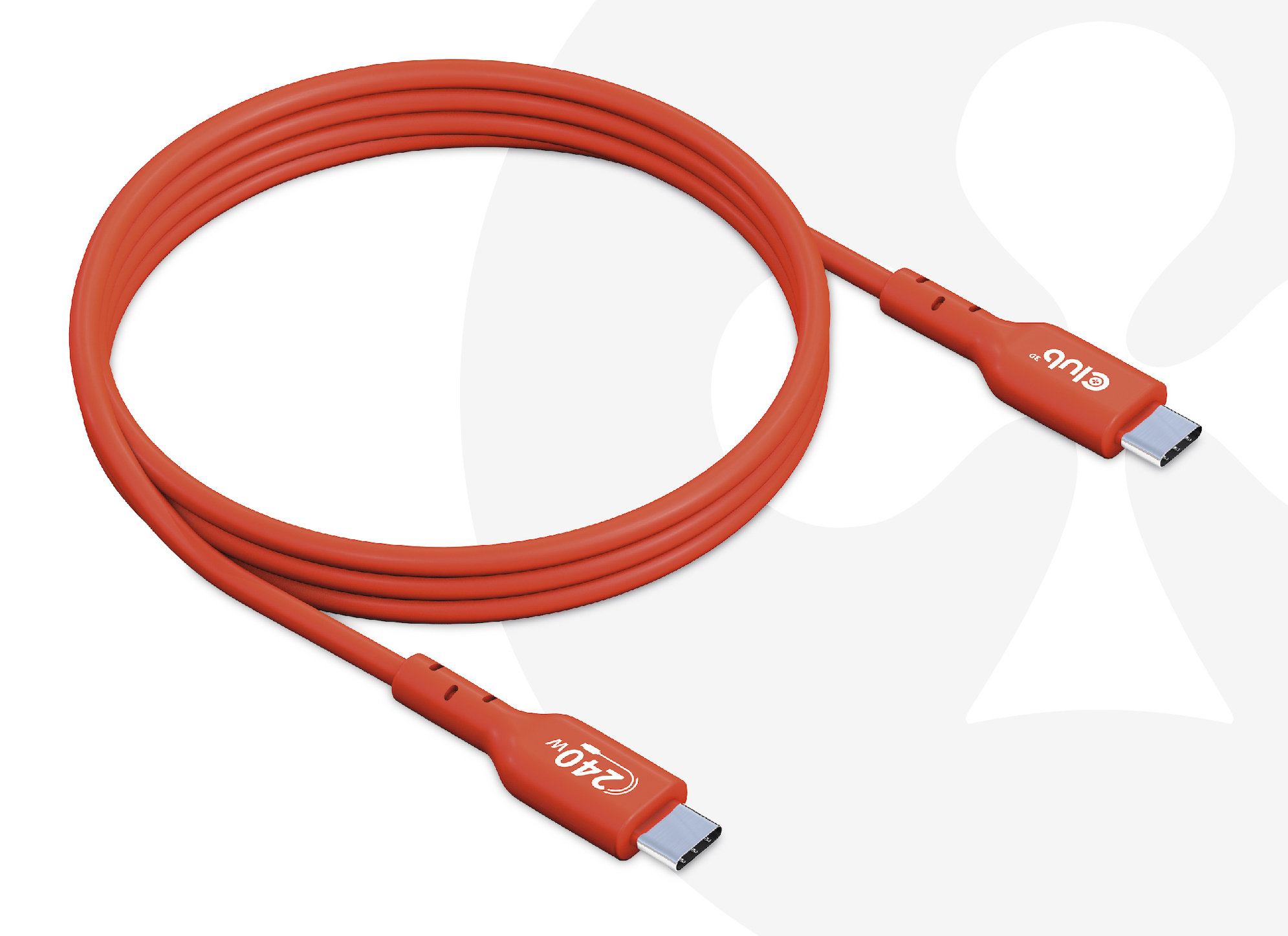Club3D Kabel   USB 2   Typ C  PD 240W / 480Mb       1m St/St retail