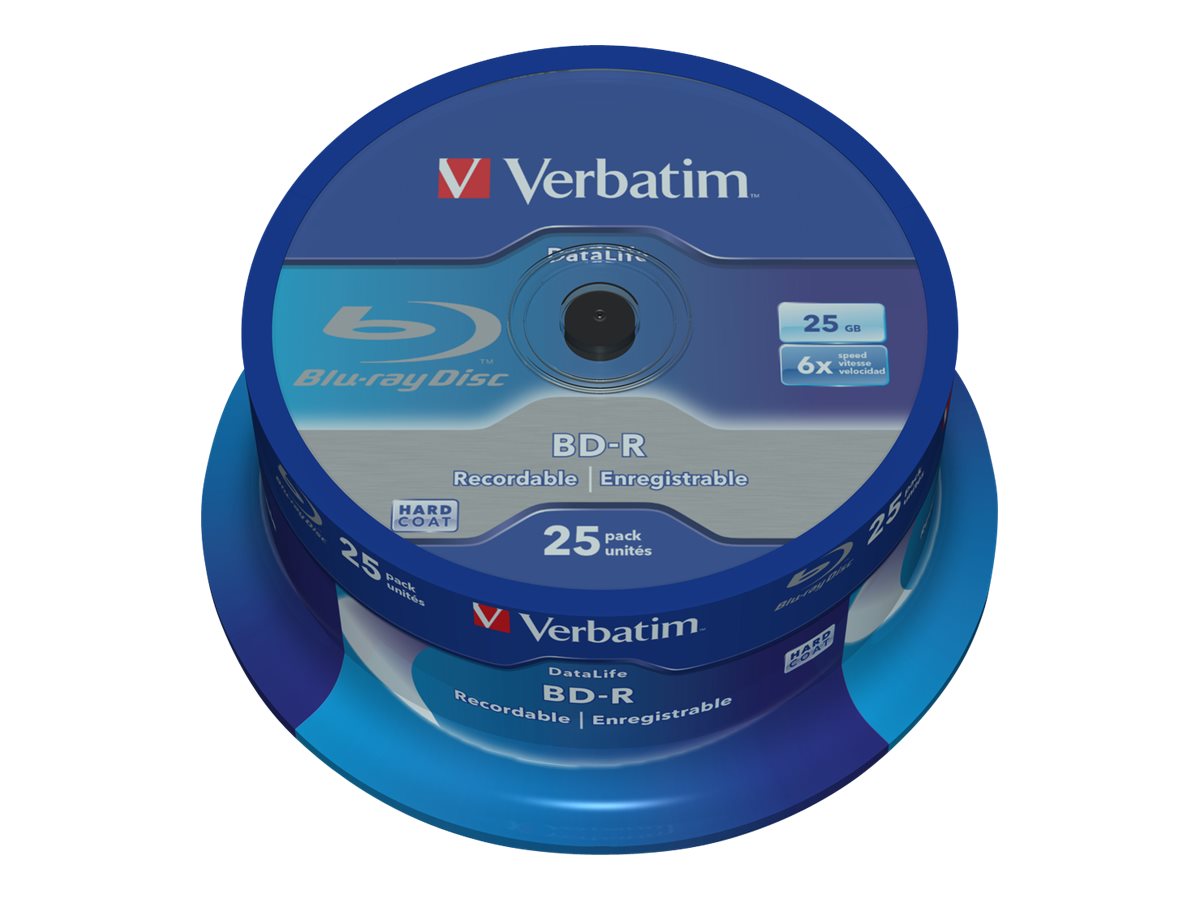 DataLife - 25 x BD-R - 25 GB 6x - Spindel