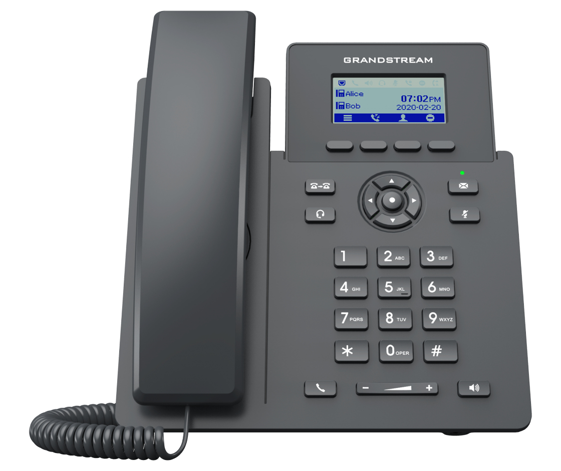 Grandstream SIP GRP-2601P Carrier-Grade IP-Phone with PoE - VoIP-Telefon - Switch