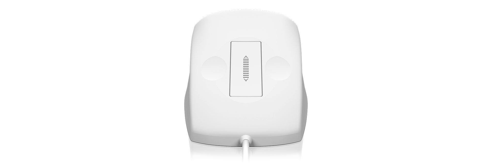 KEYSONIC | Wasserdichte Maus, USB, Silikone, Wasserdicht IP68, Scrollen mit Touchsensor, weiß | white