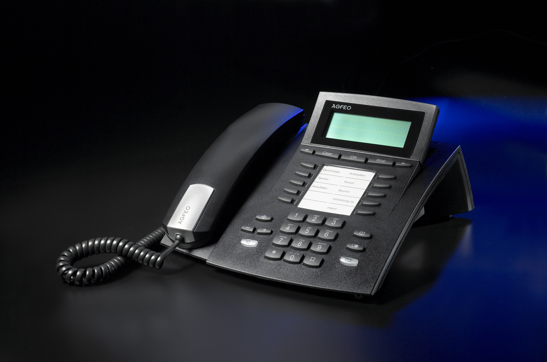 AGFEO ST 22 IP - VoIP-Telefon - Schwarz