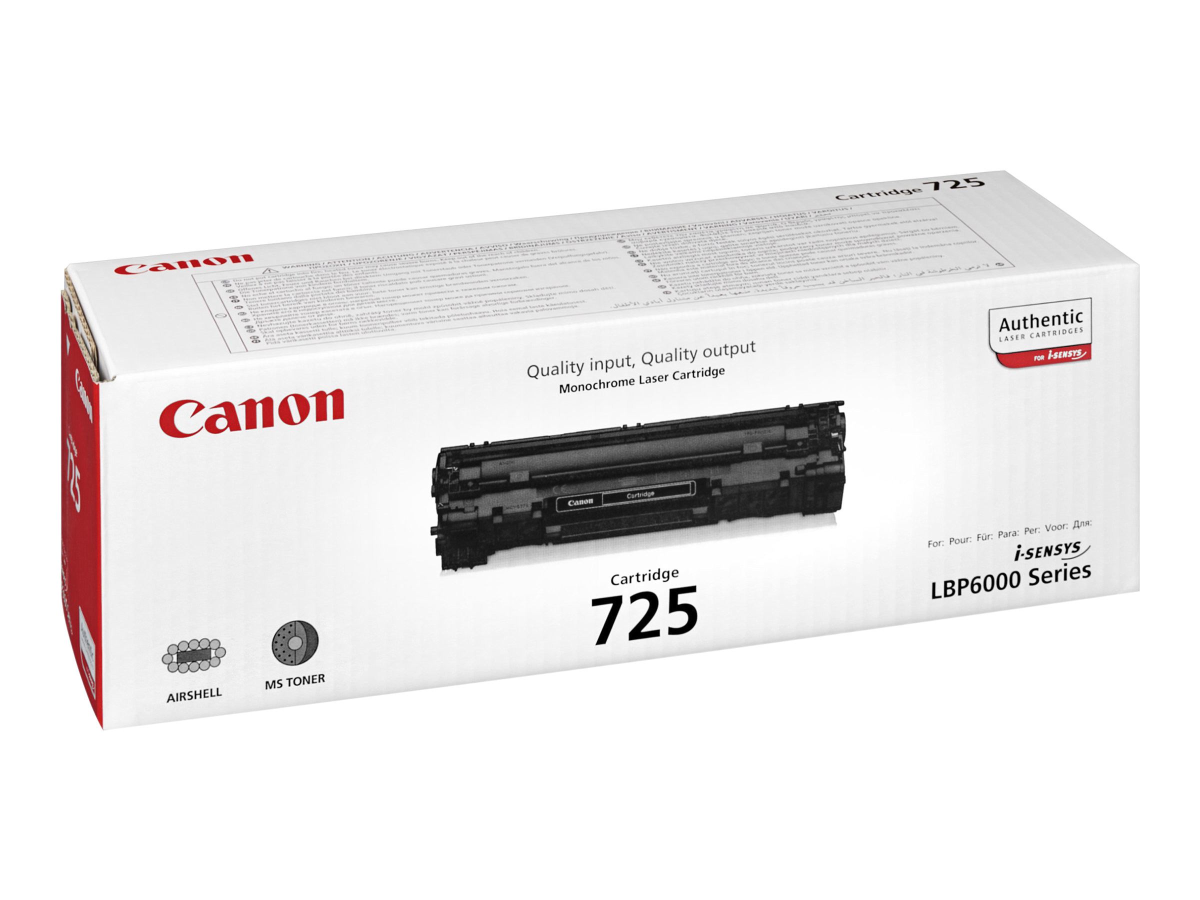 Canon CRG-725 - Schwarz - Original - Tonerpatrone