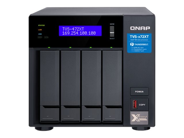 QNAP TVS-472XT - NAS-Server - 4 Schächte - SATA 6Gb/s