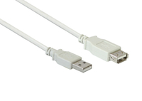USB2.0 Verlängerung A-St.-A-Bu. grau 1m