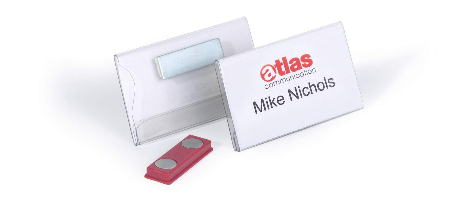 Namensschild Magnet – 40 x 75 mm