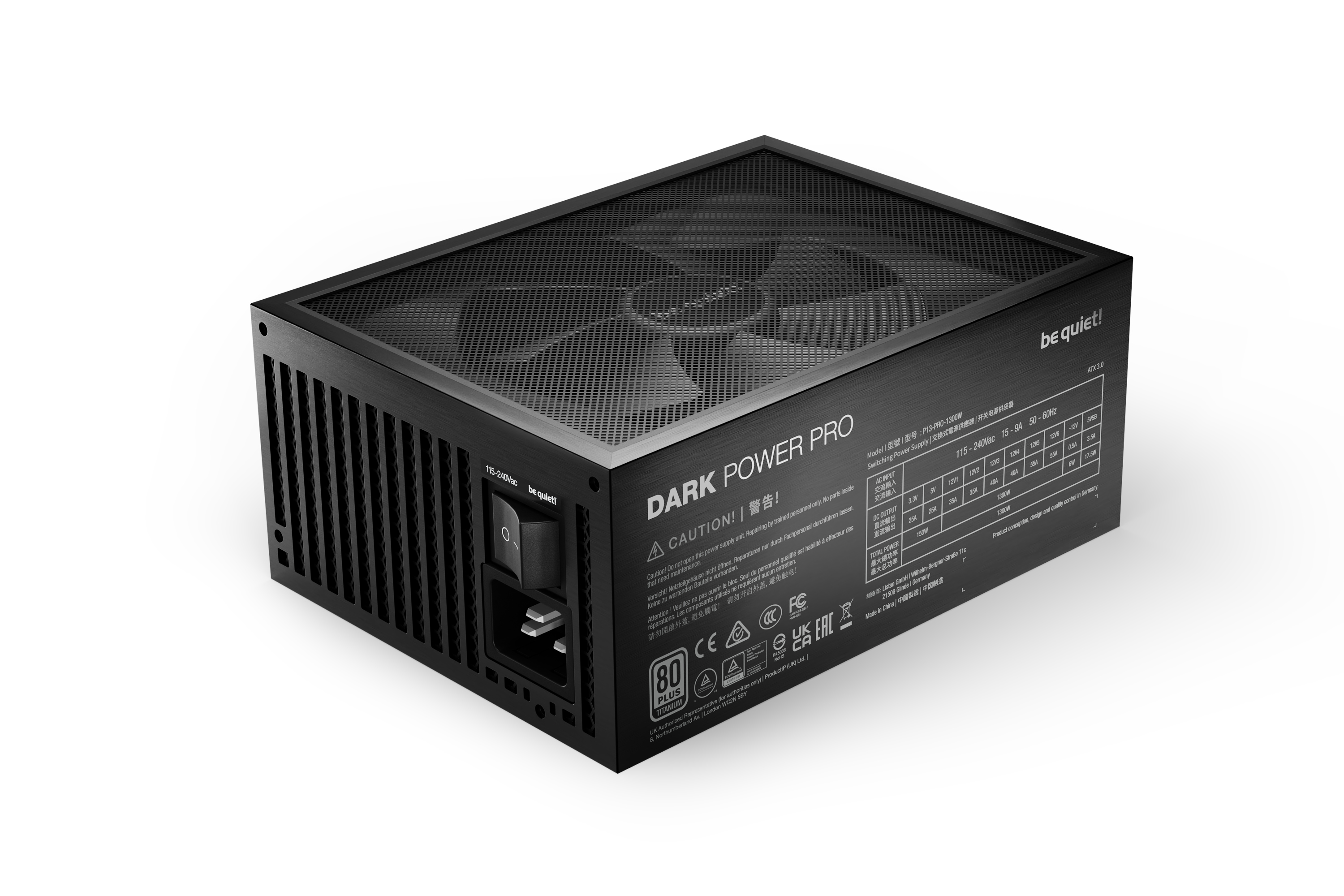 be quiet! Dark Power PRO 13 1300W ATX-Netzteil Modular 80+ Titanium