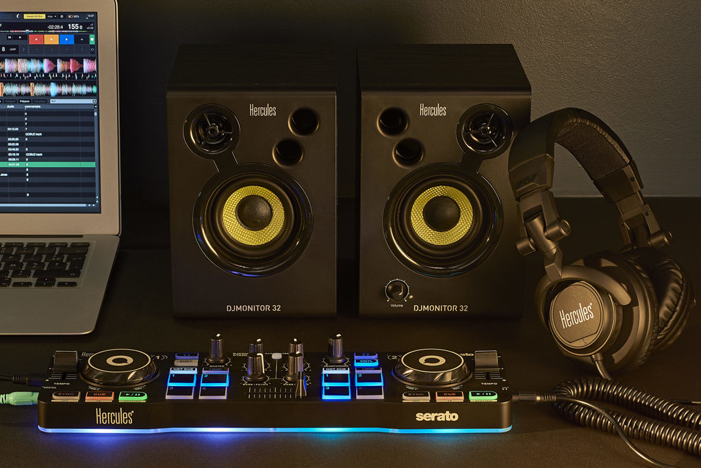Hercules - DJ Control Starlight - Starter Kit - DJ-Regler - USB