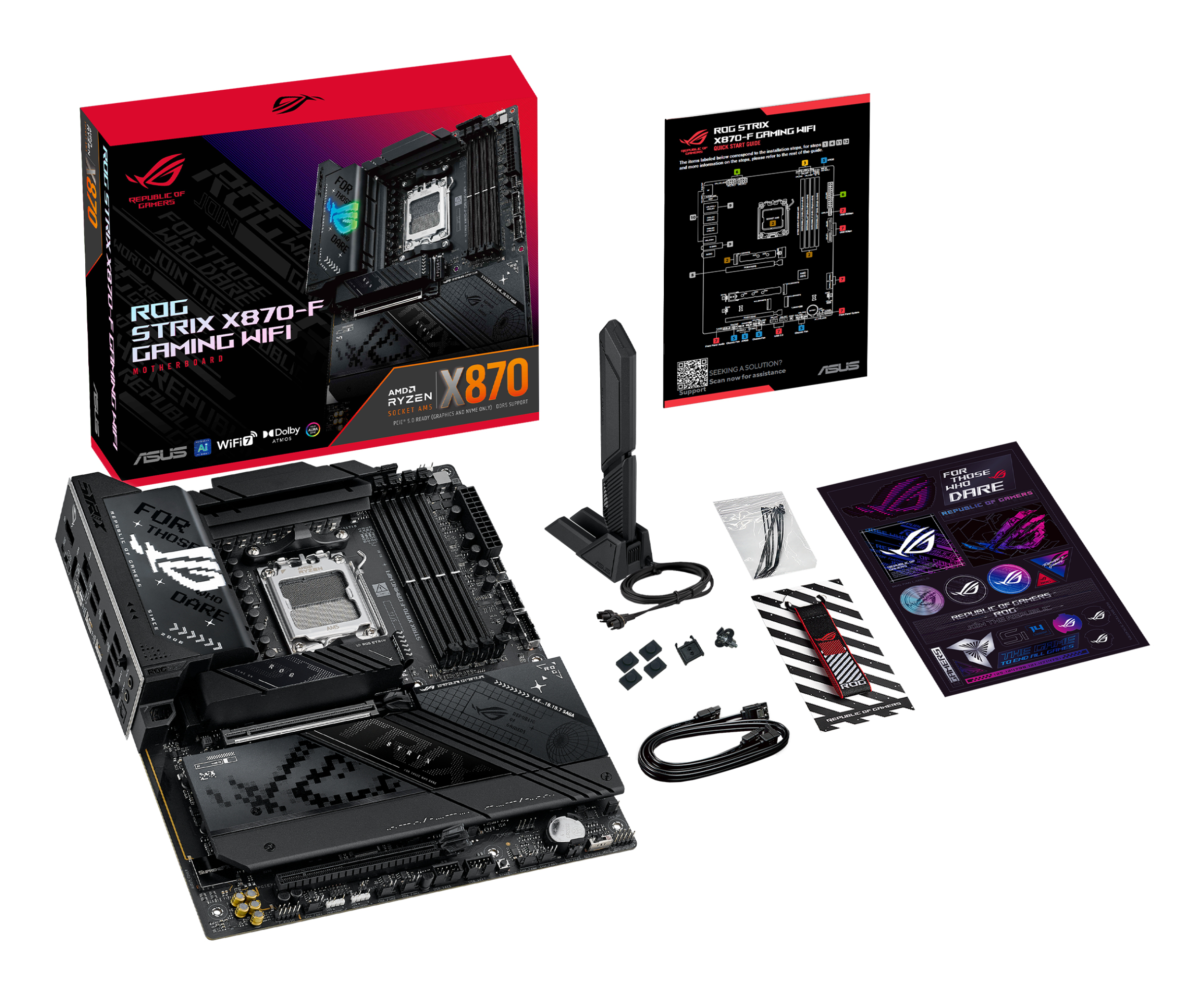 ROG Strix X870-F Gaming WIFI - AMD X870 - So. AM5 - ATX