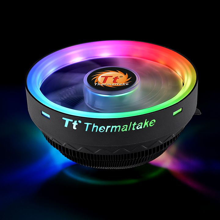 Thermaltake UX100 ARGB - Prozessor-Luftkühler - (für: LGA775, LGA1156, AM2, AM2+, AM3, LGA1155, AM3+, FM1, FM2, LGA1150, LGA1151, AM4, LGA1200)