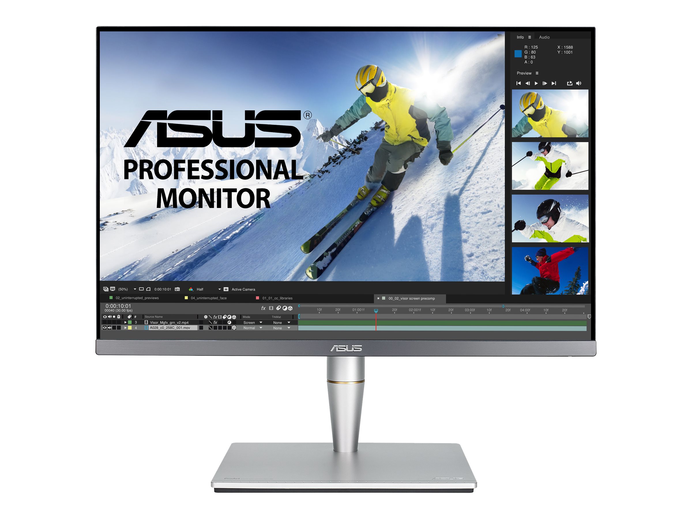 ASUS ProArt PA24AC - LCD-Monitor - 61.2 cm (24.1")