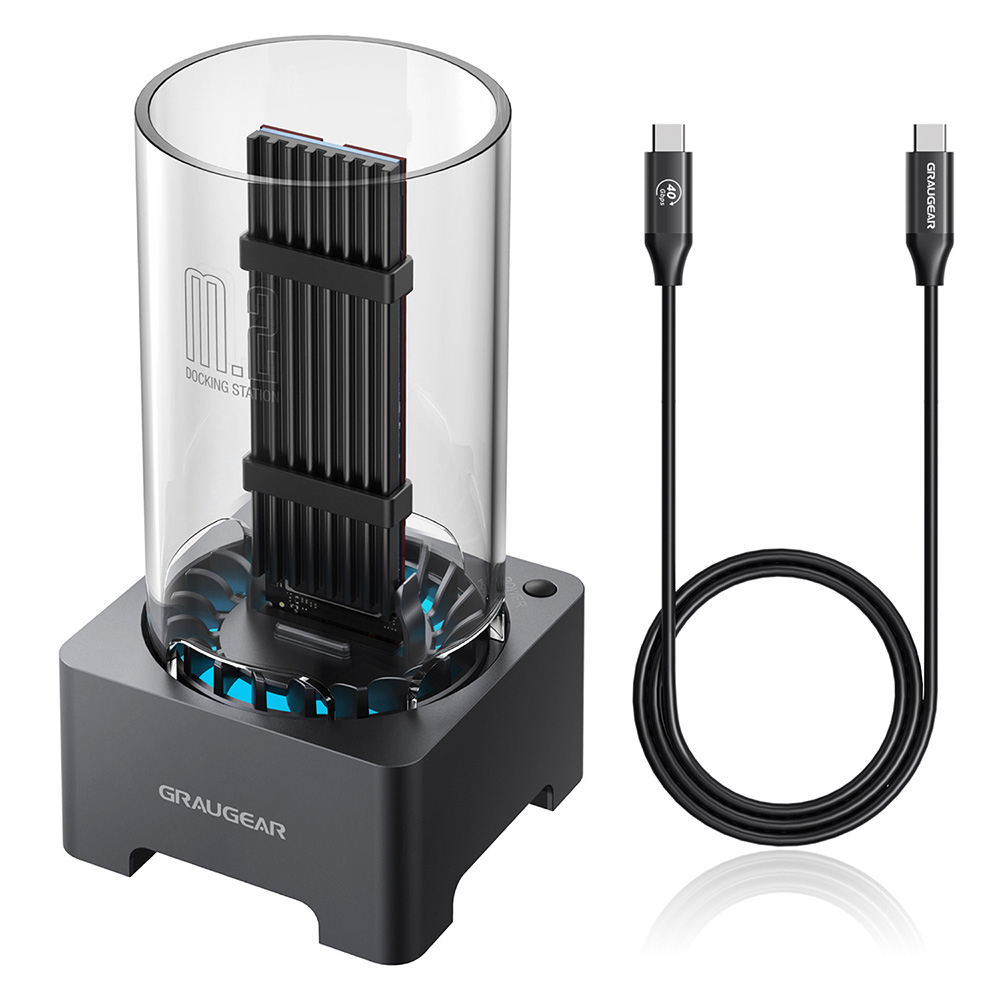 Docking Station USB 4.0 f. M.2 PCIe Gen4x4 NVMe SSD