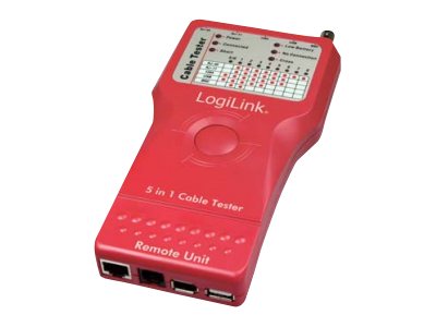 LogiLink 5 in 1 Cable Tester - Netzwerktester-Set