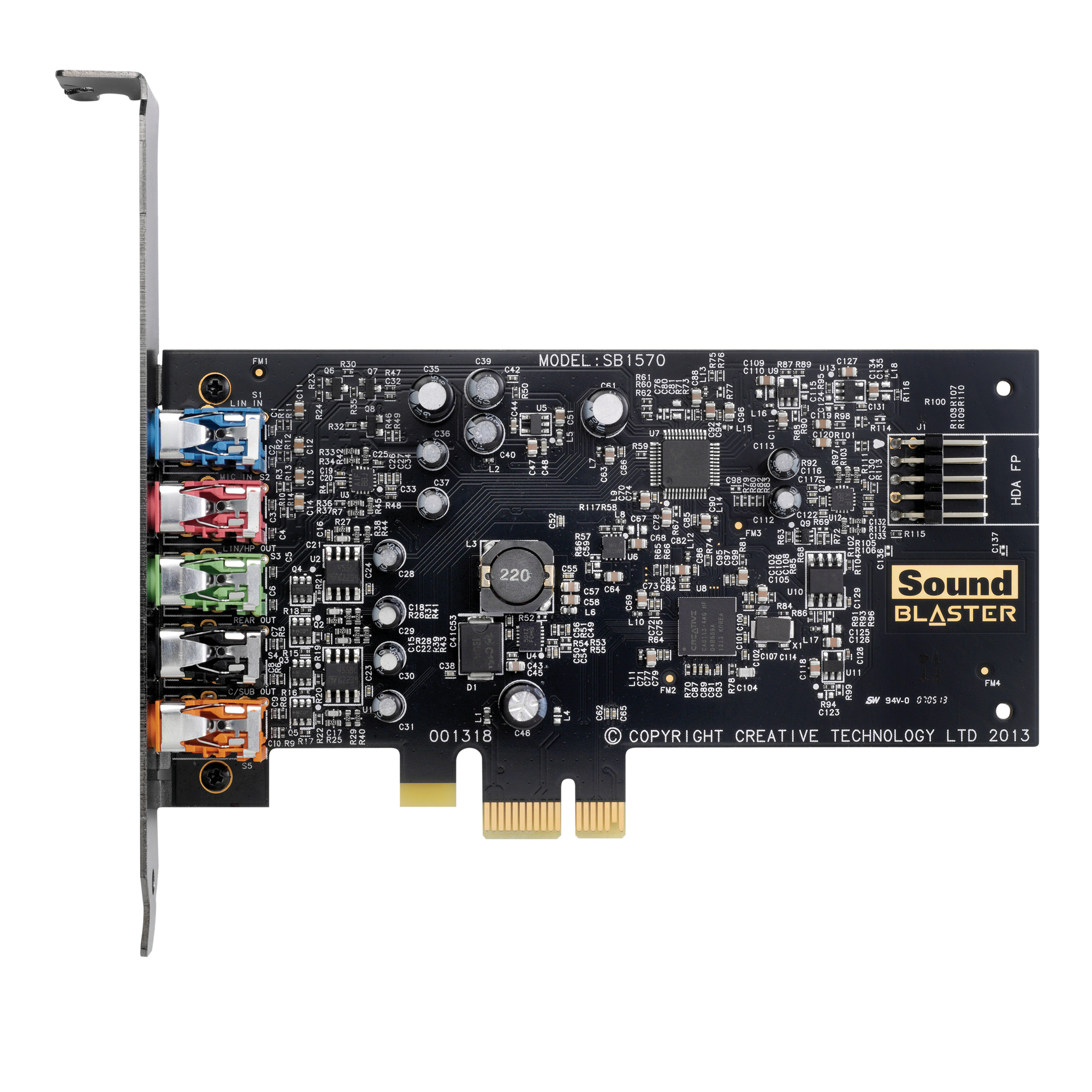 Creative Sound Blaster Audigy FX - Soundkarte - 24bit - 192 kHz - PCIe x1