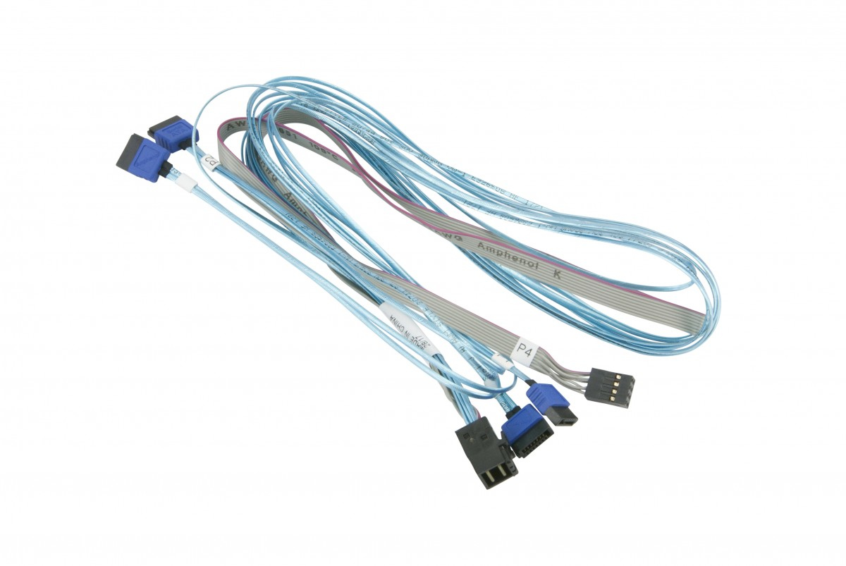 Supermicro Internes SAS-Kabel - mit Sidebands - 4x Mini SAS HD (SFF-8643)