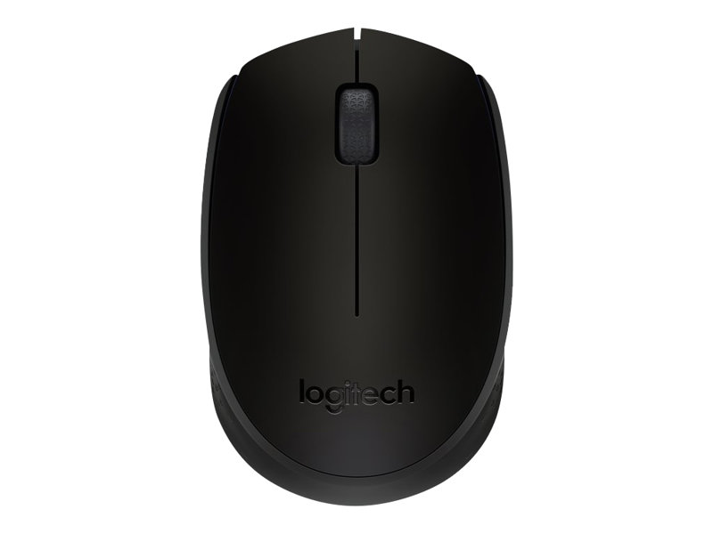 Logitech M171 - Maus - rechts- und linkshändig - kabellos - 2.4 GHz - kabelloser Empfänger (USB)