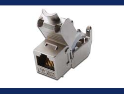 DIGITUS | Keystone Jack Cat6a/RJ45/geschirmt/Metall/werkzeugfr