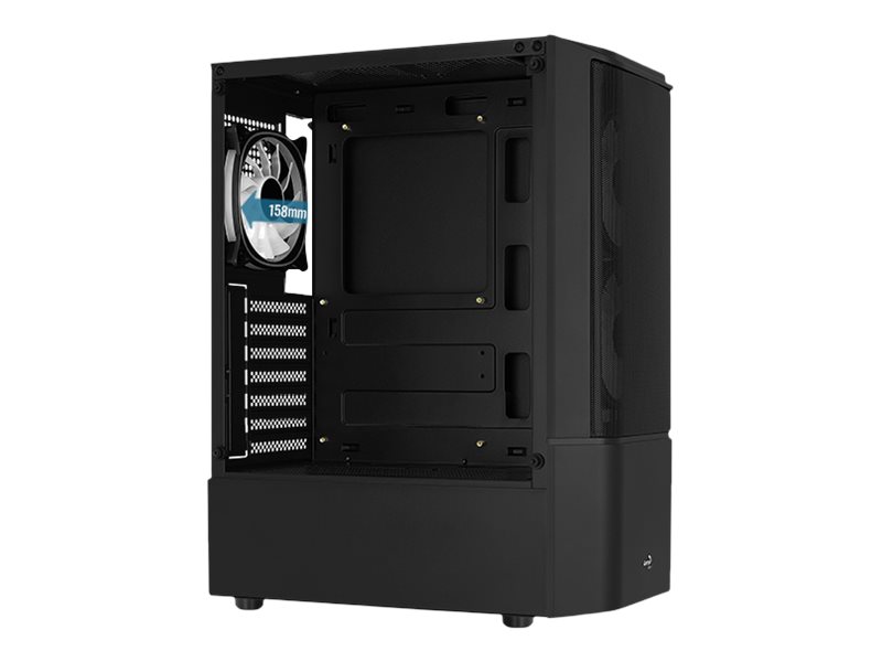 AeroCool Quantum Mesh V3 - Schwarz - Glasfenster