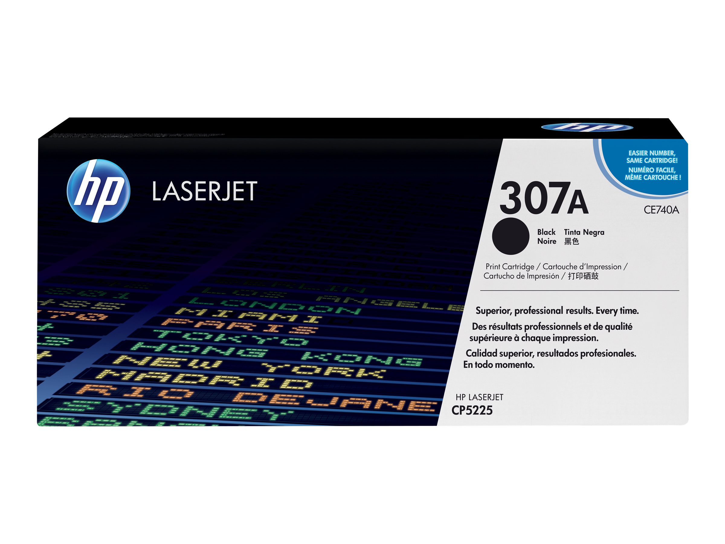 307A - Schwarz - Original - LaserJet - Tonerpatrone (CE740A)