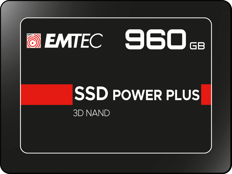 EMTEC X150 Power Plus 3D NAND - 960 GB SSD - intern - 2.5" (6.4 cm)