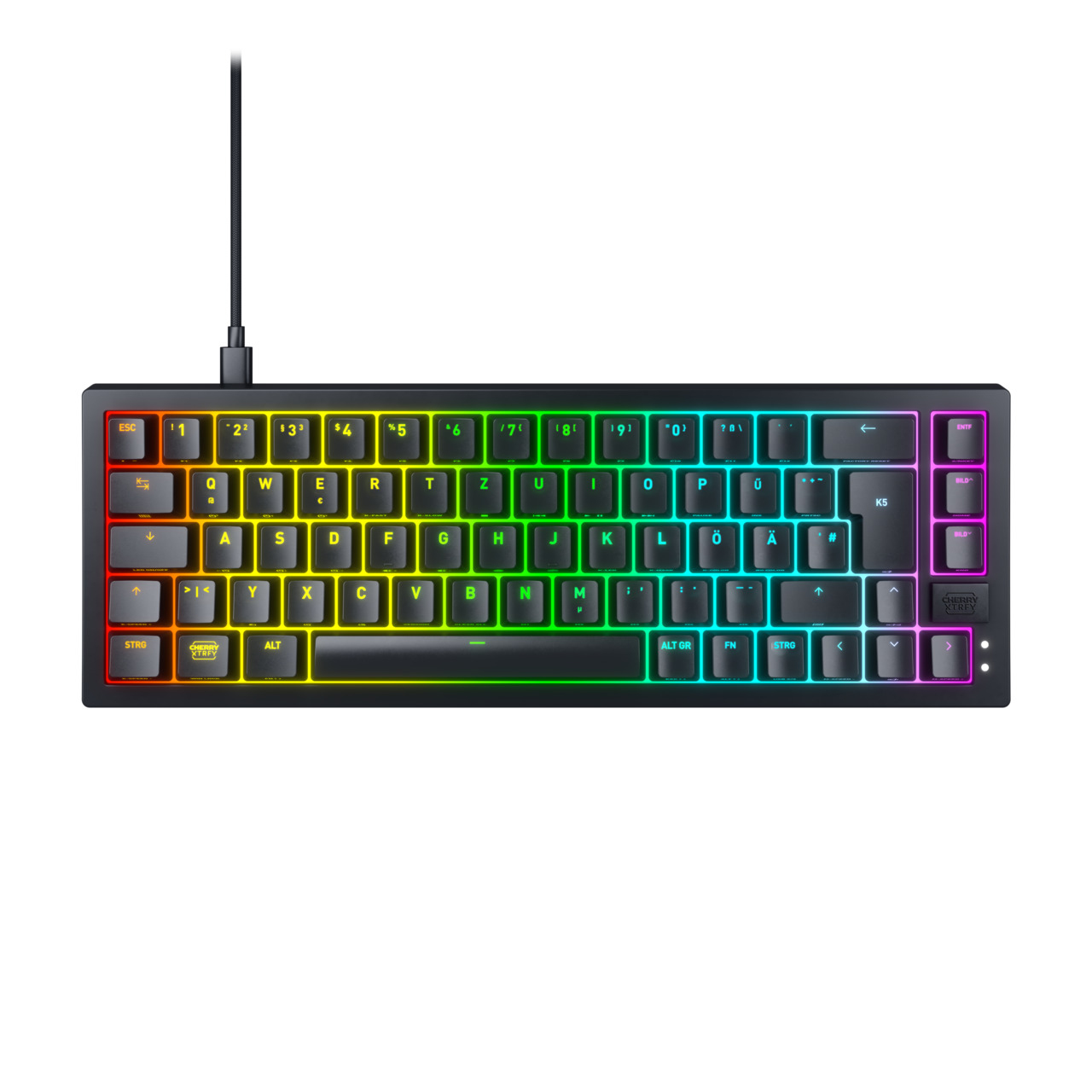 XTRFY TAS K5V2 Corded DE-Layout schwarz MX Red
