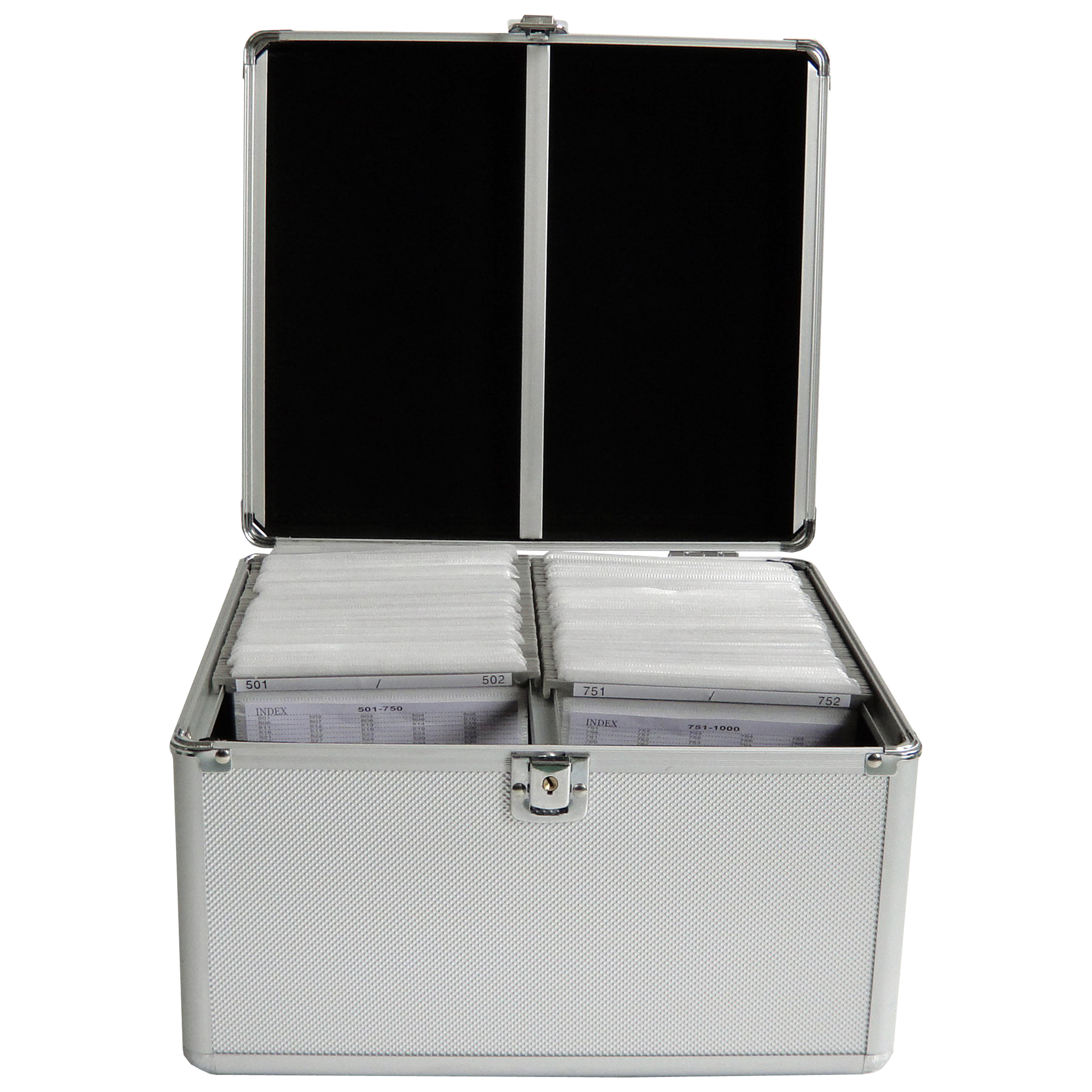 MEDIARANGE BOX76 - Gehäusebox - 300 Disks - Silber - Fleece - Kunststoff - Holz - 120 mm - Aluminium