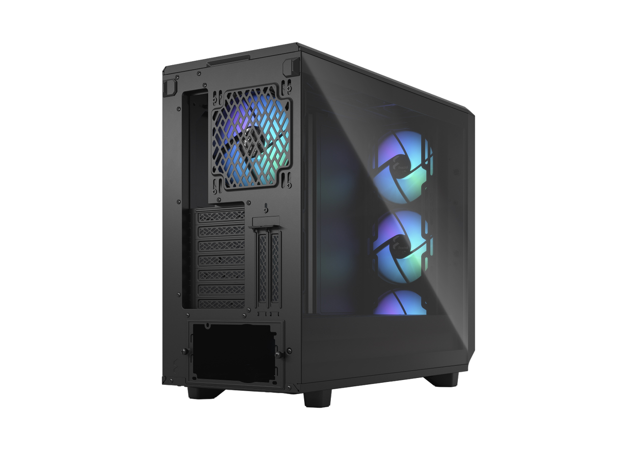 Fractal Design Meshify 2 Lite RGB Black TG Light Tint - Schwarz - Glasfenster