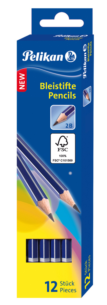 Pelikan | Bleistift 2B i.12er Faltschachtel