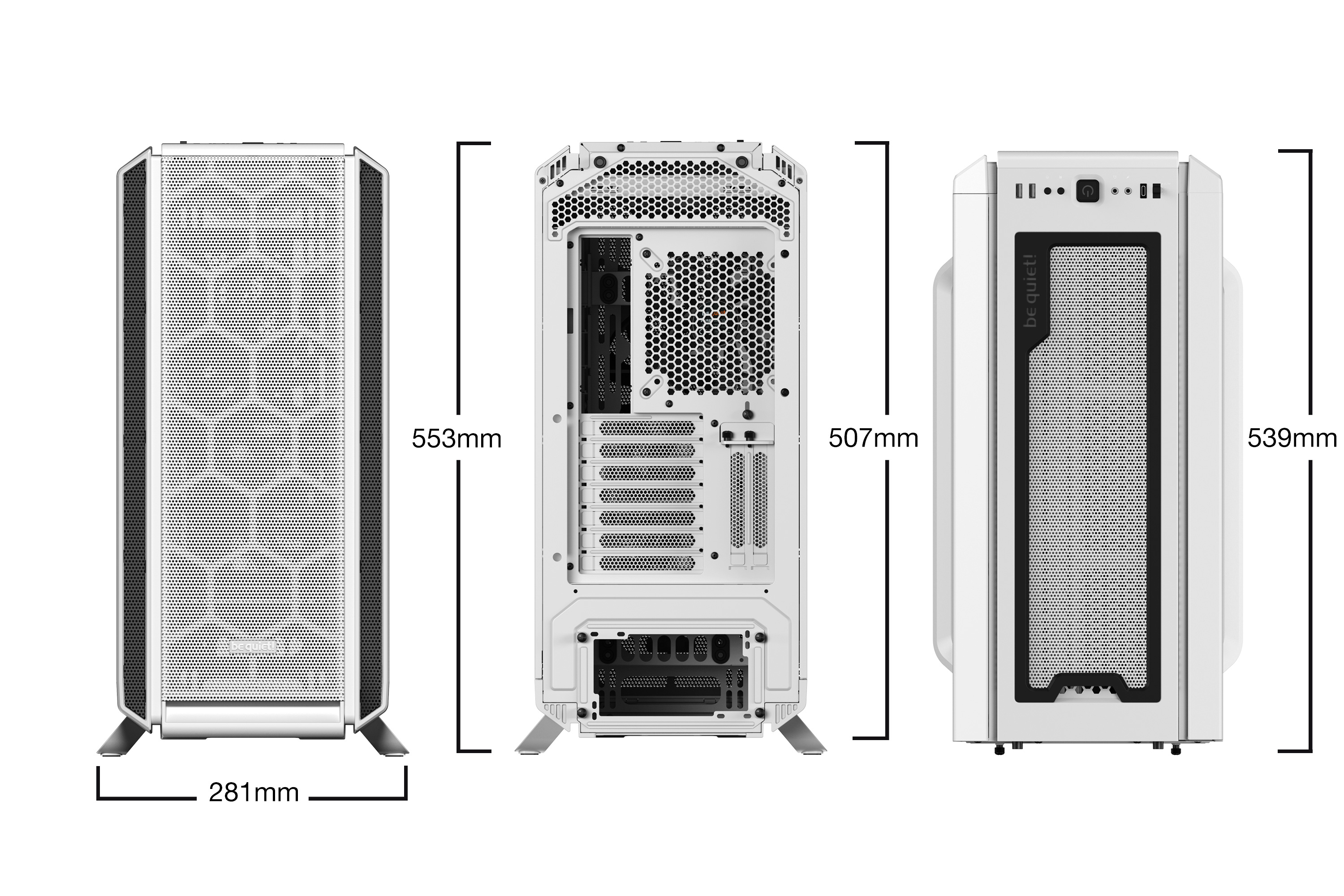 Be Quiet! Silent Base 802 - Tower - Erweitertes ATX - ohne Netzteil (ATX / PS/2)