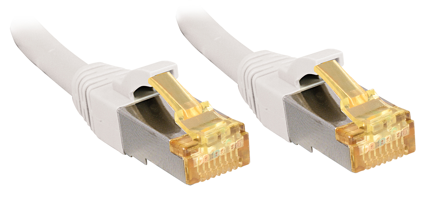 Lindy | 3m RJ45 S/FTP LSZH Netzwerkkabel, weiß