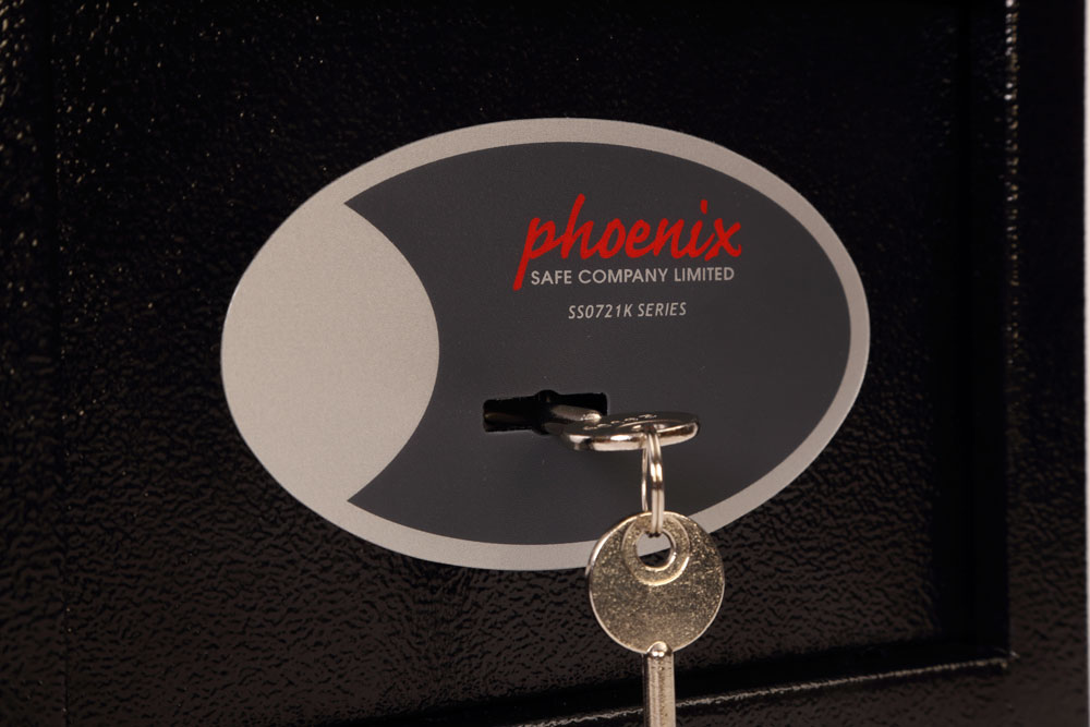 Phoenix Safe Phoenix Compact - Wandtresor - Schwarz - Schlüssel - 4 l - Stahl - 230 mm